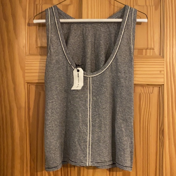 rag & bone Tops - Rag & Bone Jean Striped Ryder Tank Top Size  s/XXS